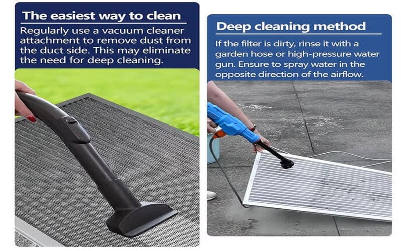 How to clean air filter