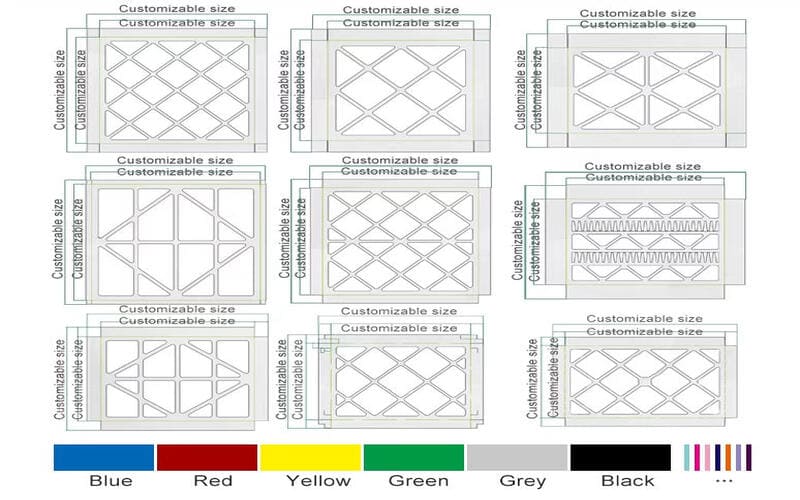 Custom and OEM air filter