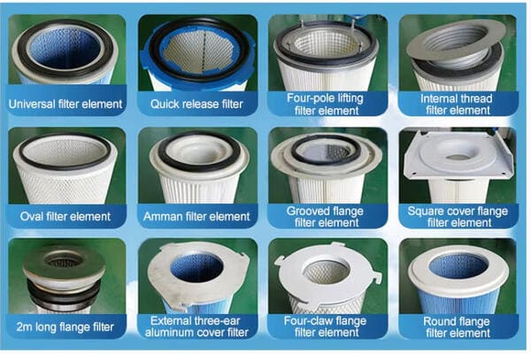 dust collect filter caps