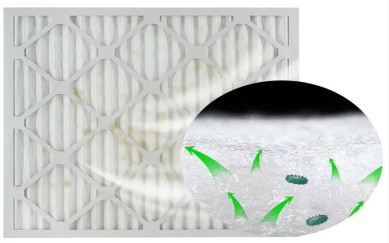 Materials and Manufacturing Komtfil pleated filters feature