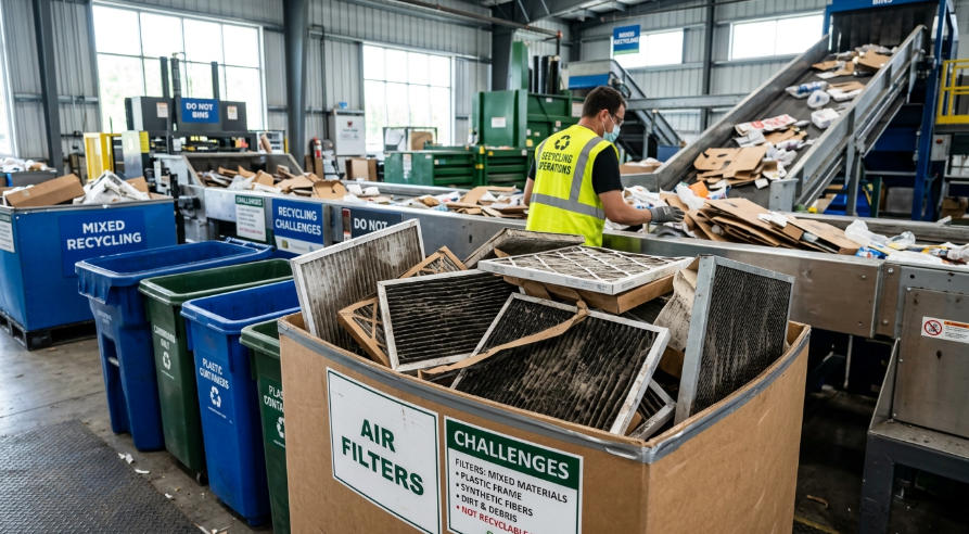 Are Air Filters Recyclable Challenges