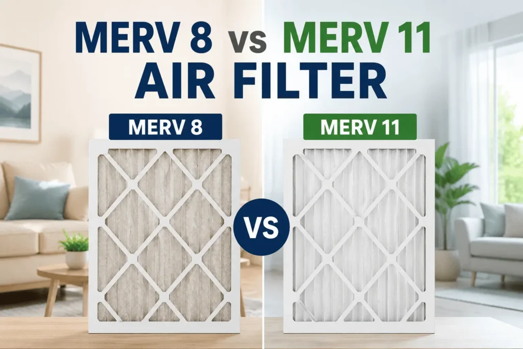 MERV 8 vs MERV 11 air filter