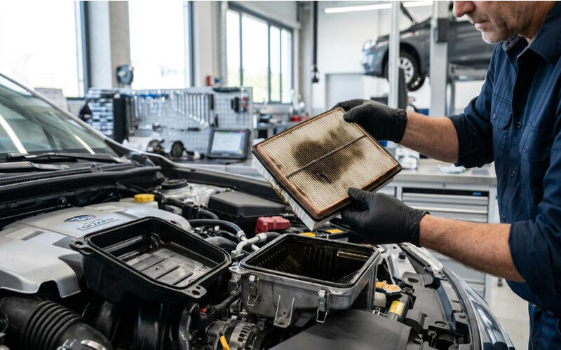 Why Is There Oil in My Car Air Filter (1)