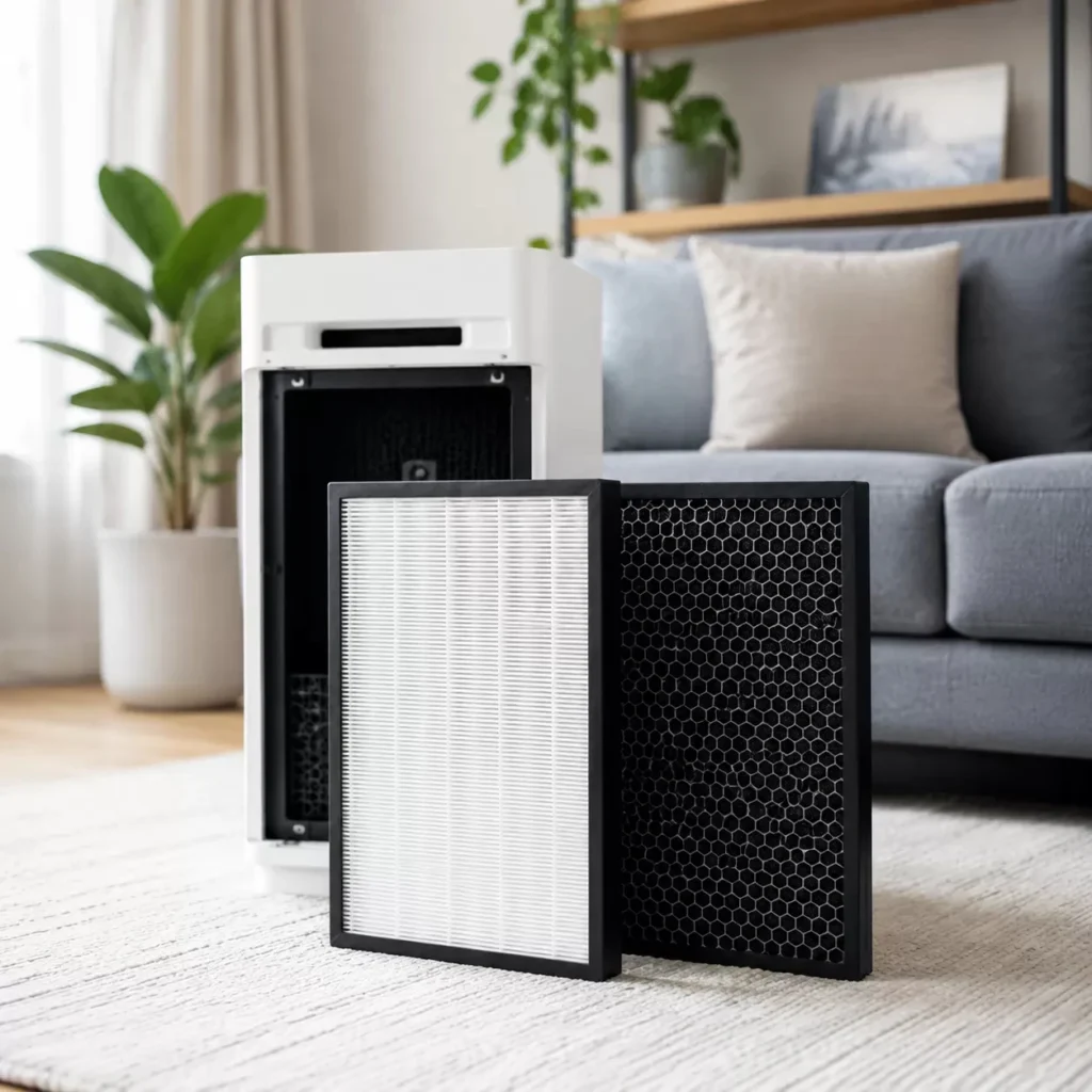 HEPA and Carbon Air Purifier Filtration