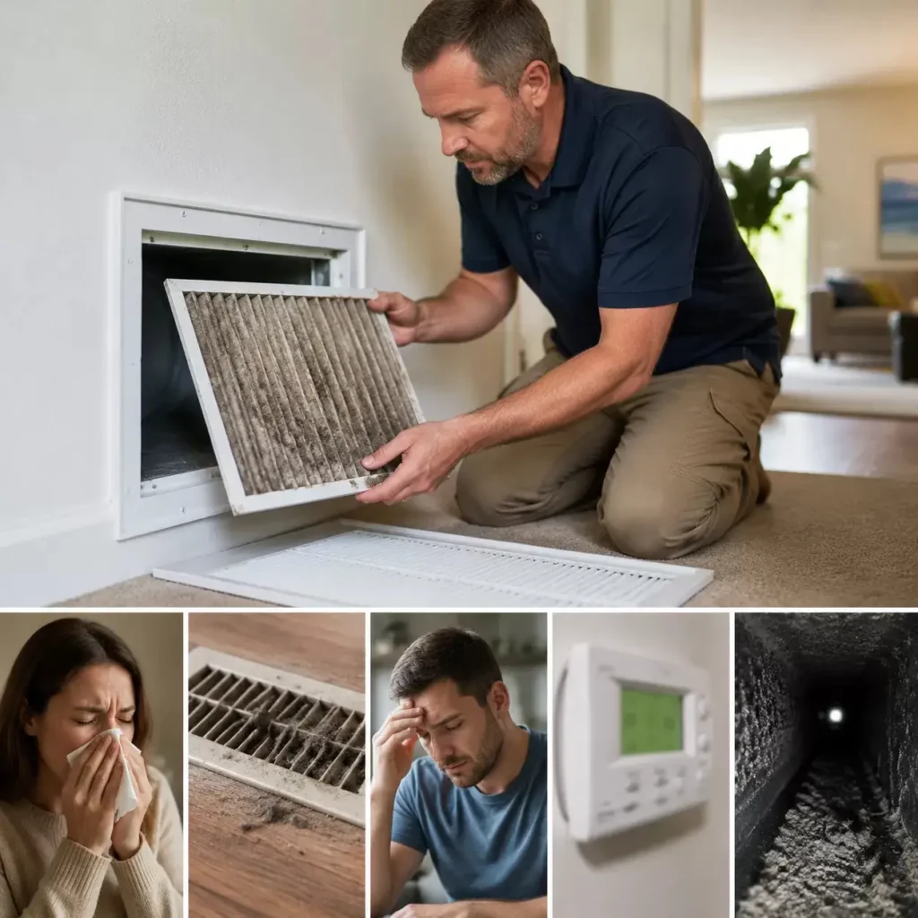5 Signs of a Clogged HVAC Filter and Fix It