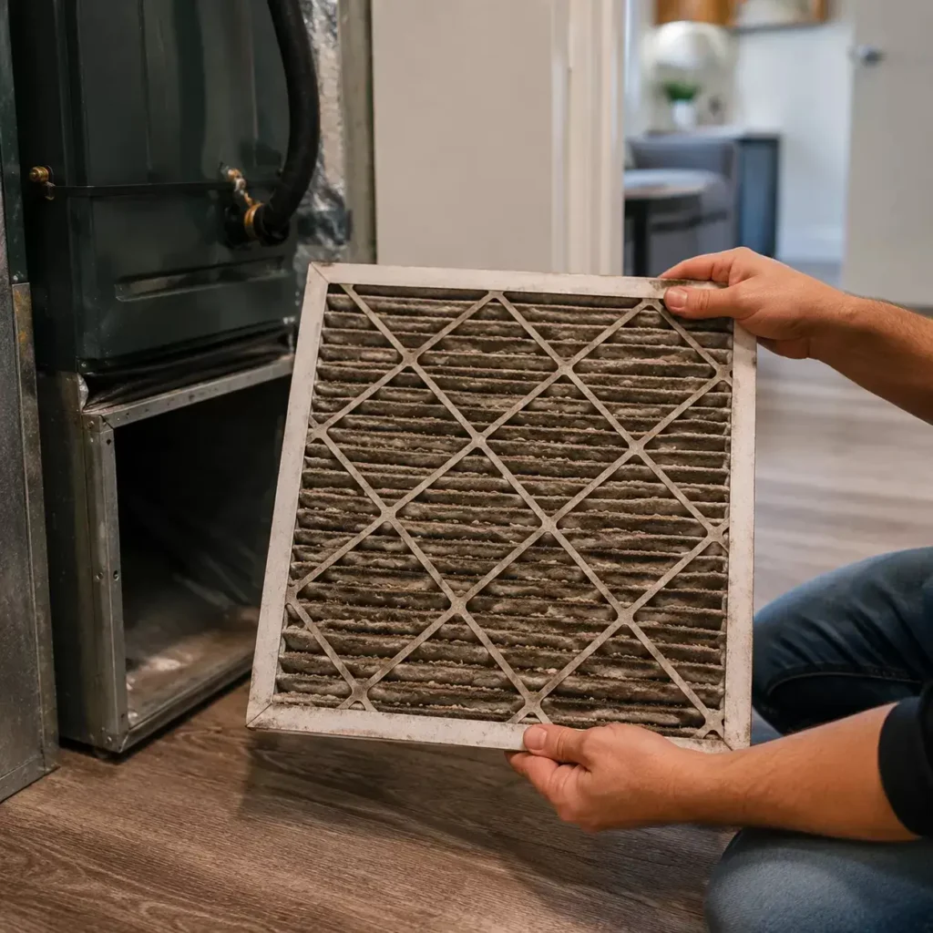 Air Filters Getting Dirty Quickly Due to HVAC Issues