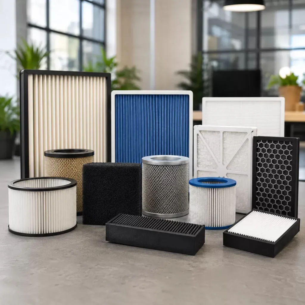 Types of specialized air filters