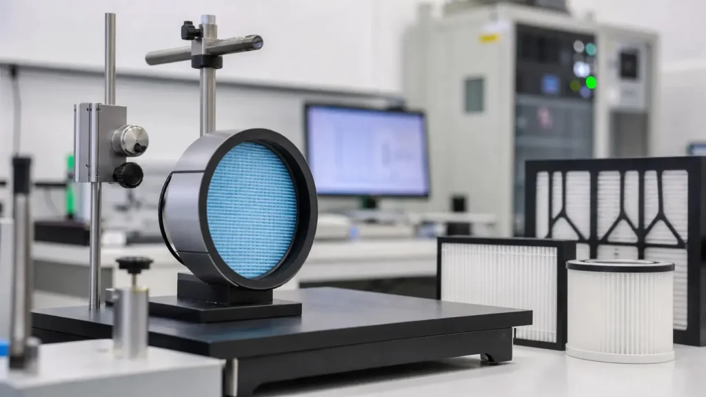 Filter efficiency measurement standards.