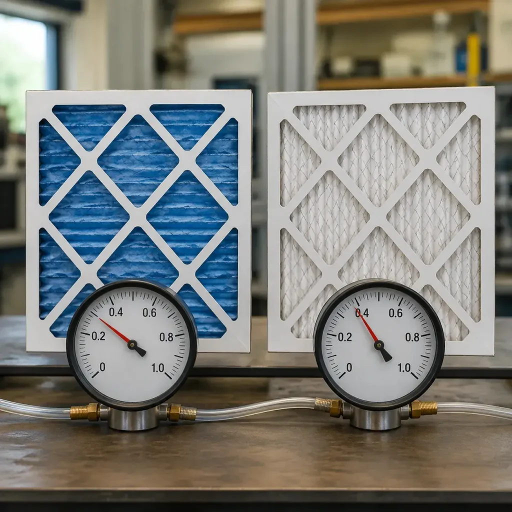 MERV 8 vs MERV 11 Air Filter Pressure Drop