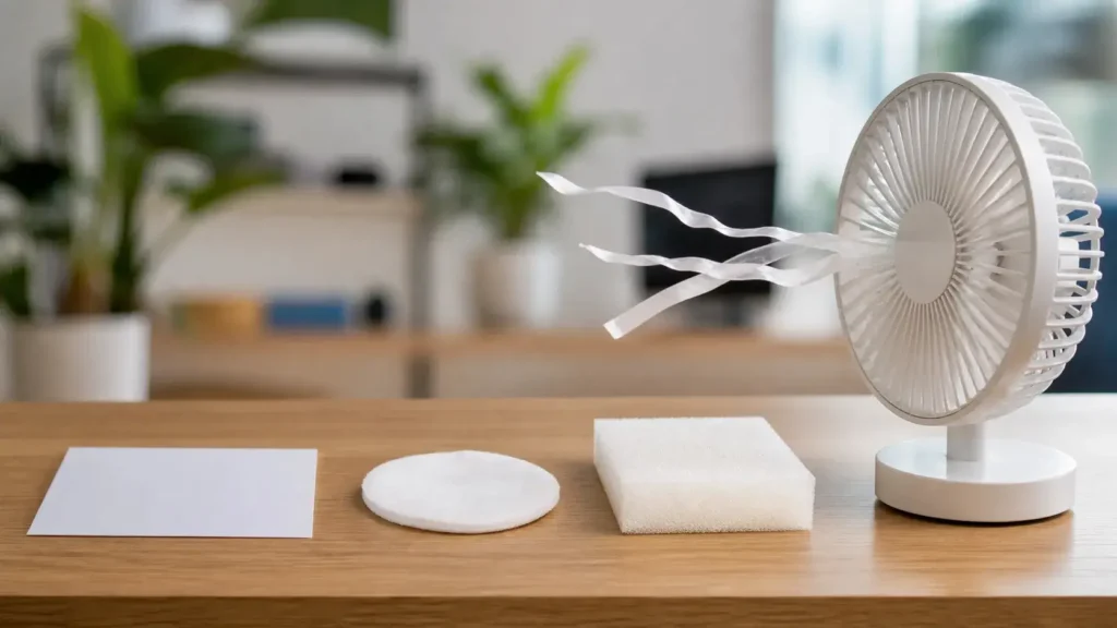 Paper Cotton Foam Airflow Comparison