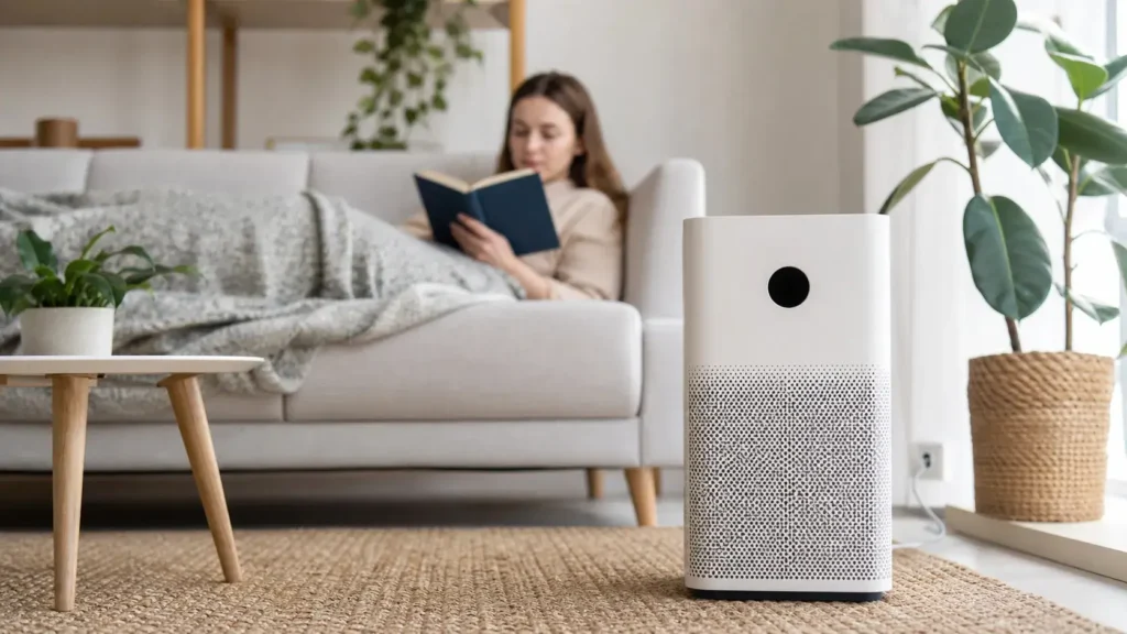 Safe all day air purifier usage and settings