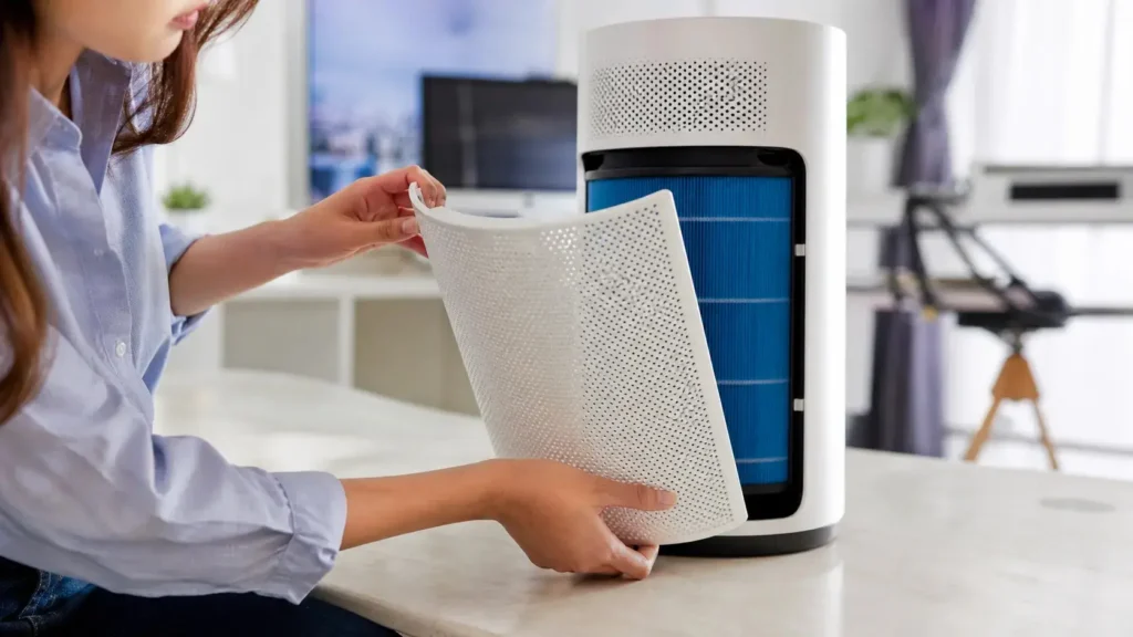 how to reset blue air filter by model