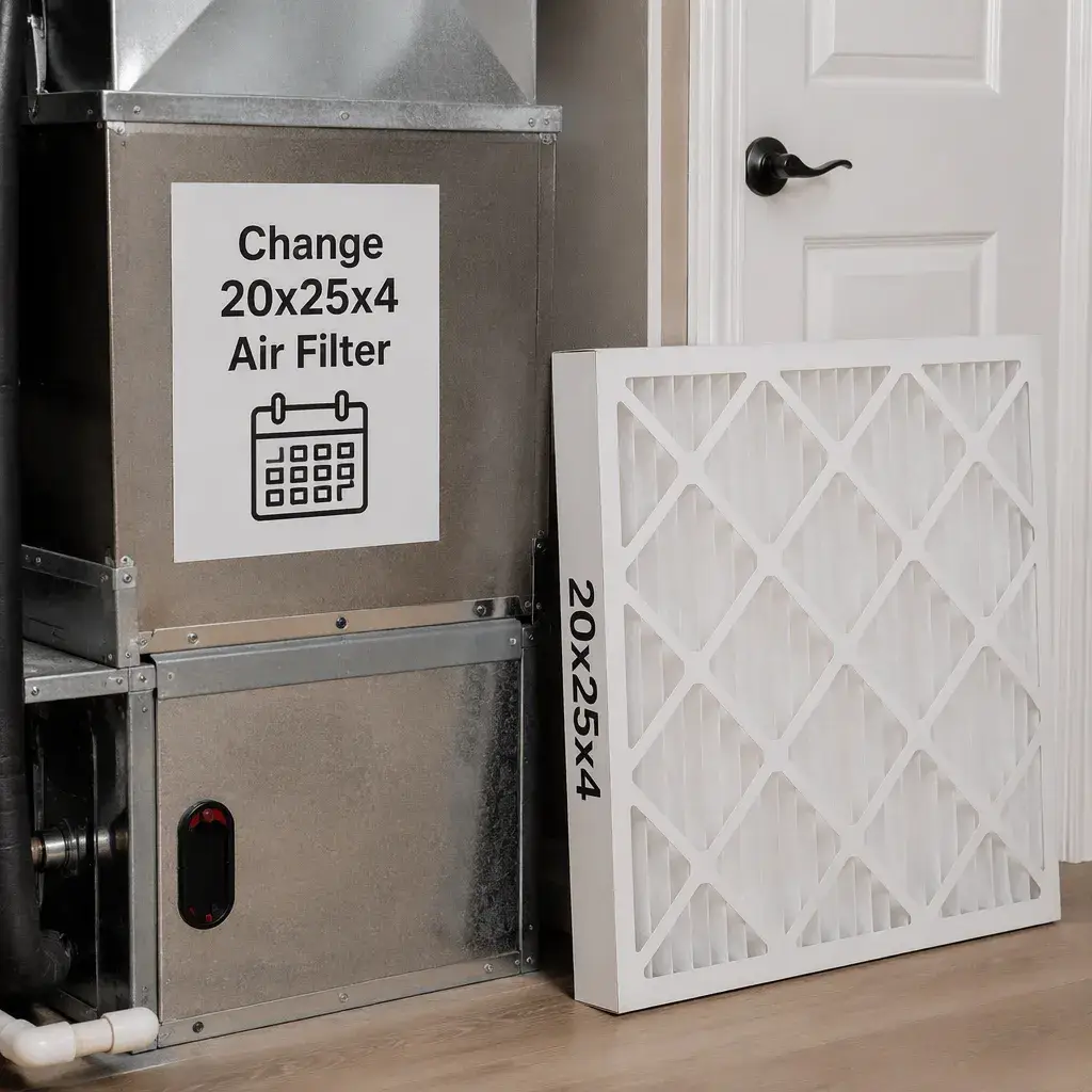 signs to change 20x25x4 air filter