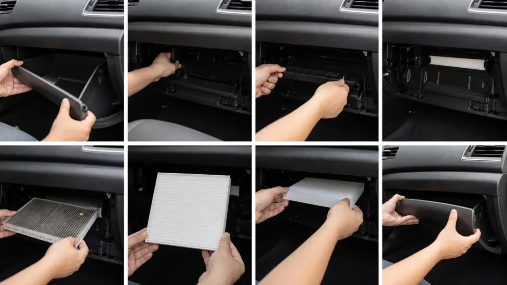 How to change cabin air filter step by step