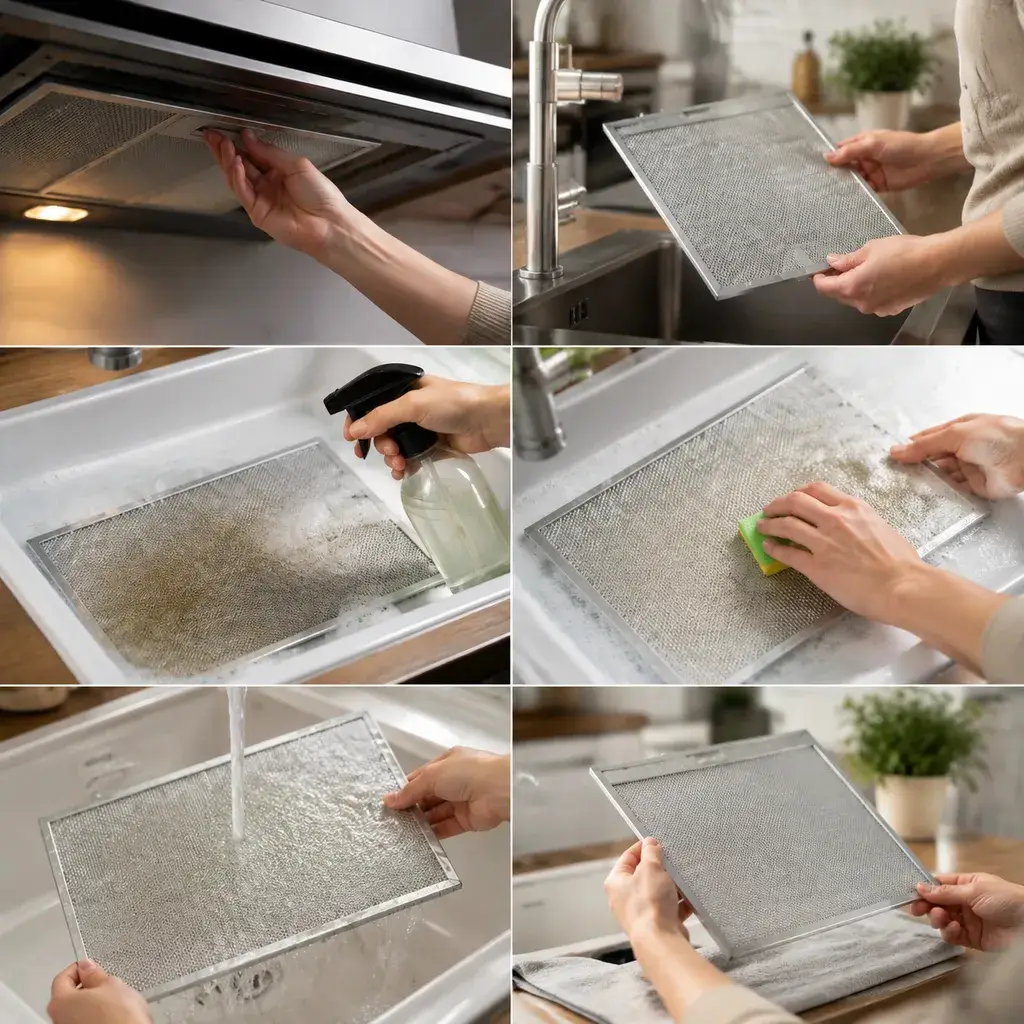 How to clean oven air filter step by step