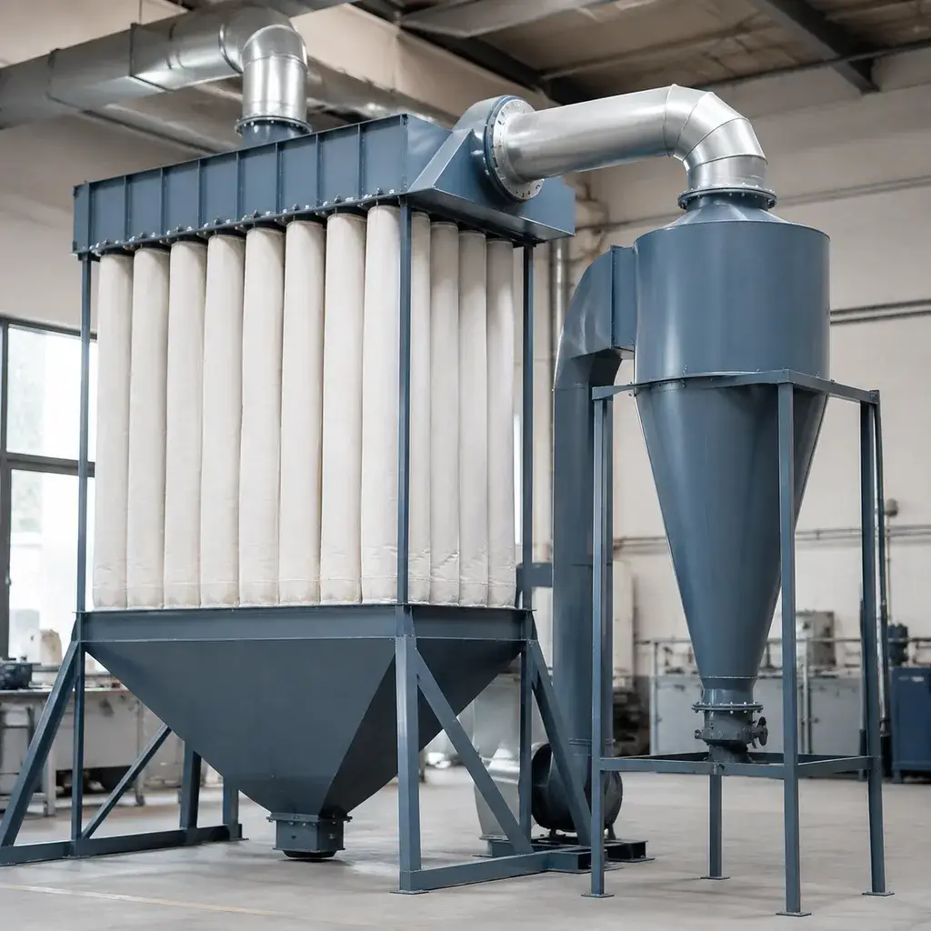 bag filter and cyclone dust separator