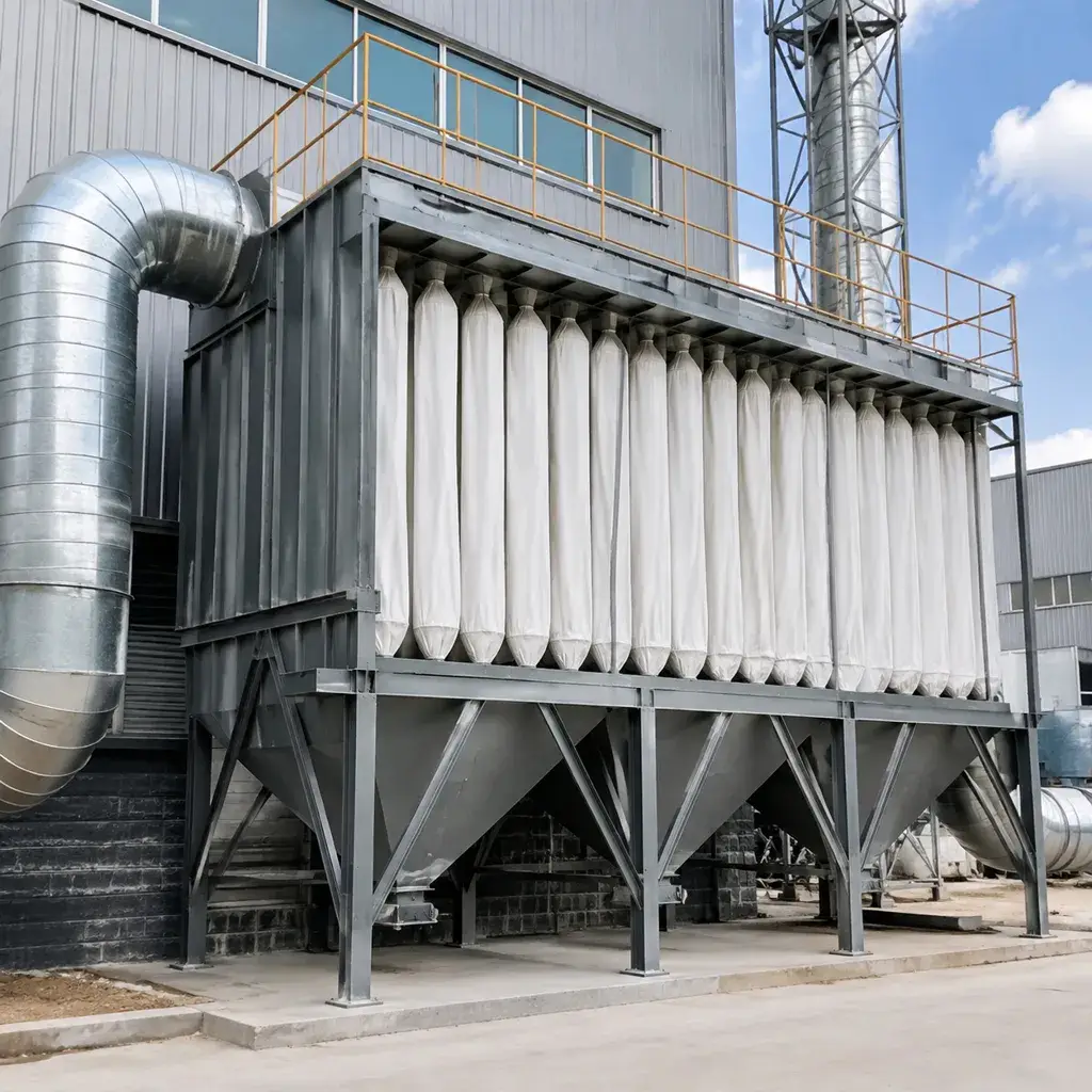 bag filters used for industrial dust removal