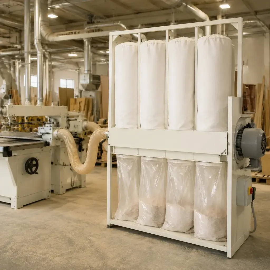 do bag filters elminate the need for a dust seperator