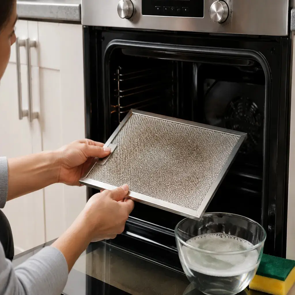 how to clean oven air filter