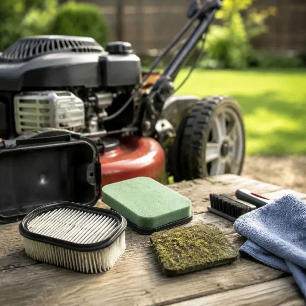 lawn mower air filter maintenance schedule